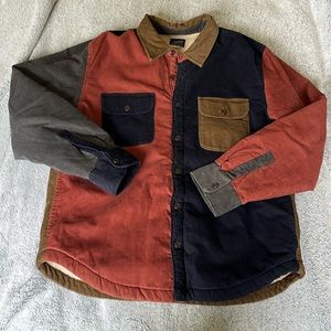 J Crew sherpa fleece-lined shirt jacket